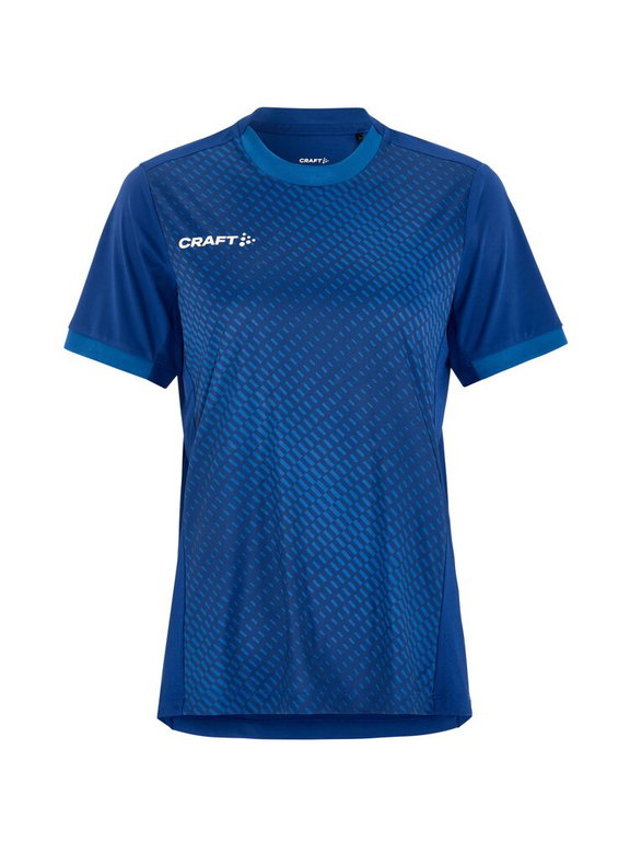 Craft Sport-Shirt Evolve 2.0 Graphic Jersey (strapazierfähig, leicht) cobaltblau Damen